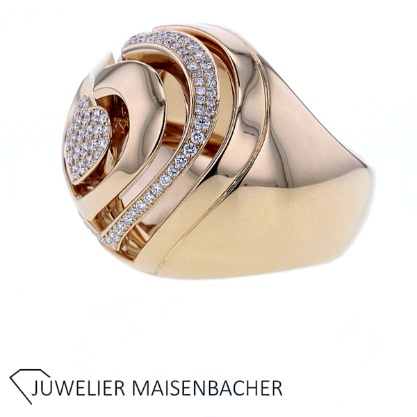 Chopard Ring "Xtravaganz" mit Brillanten Gold – Bild 3