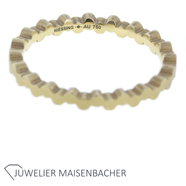 Niessing Ring 3-teilig "Architecture Step" Gold – Bild 10