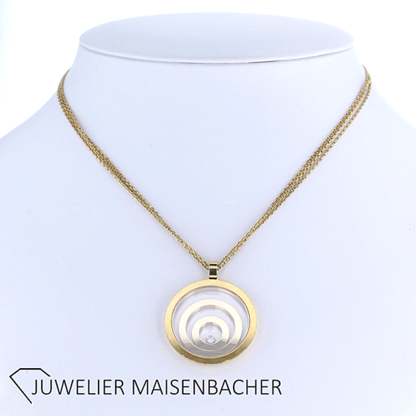 Chopard "Happy Spirit" Collier Dreireihig Gold