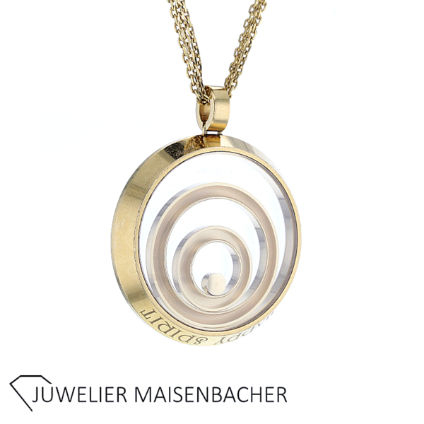 Chopard "Happy Spirit" Collier Dreireihig Gold – Bild 6