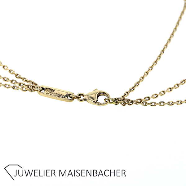 Chopard "Happy Spirit" Collier Dreireihig Gold – Bild 8