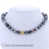 Bezauberndes Tahitiperlen Collier mit Wechselschließe Gold