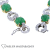 René Kern Traumhaftes Collier mit Smaragd und Diamanten Gold – Bild 2