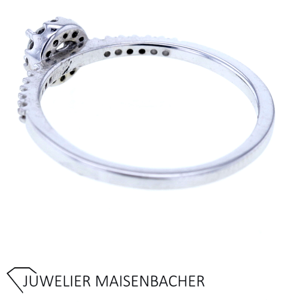 Amaredo Halo-Style Ring mit Brillanten Gold – Bild 3