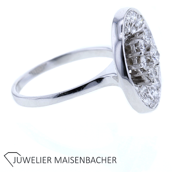 Außergewöhnlicher Damen Brillantring Gold – Bild 3