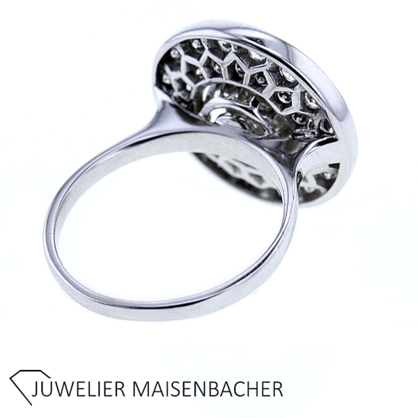Außergewöhnlicher Damen Brillantring Gold – Bild 4
