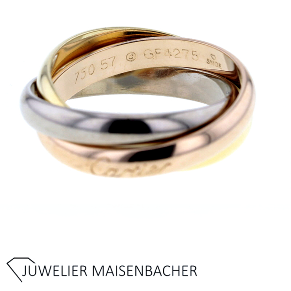 Cartier Ring Trinity Klassisch Gold – Bild 3