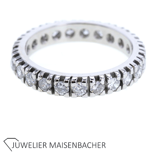 Memoire-Ring mit Brillanten Gold – Bild 4