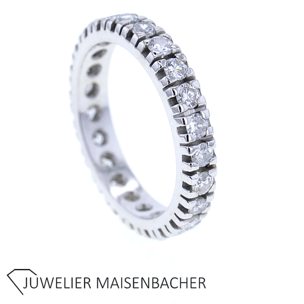 Memoire-Ring mit Brillanten Gold – Bild 5