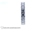 Zeitloser Memoire Ring mit natürlichen Brillanten Gold – Bild 6
