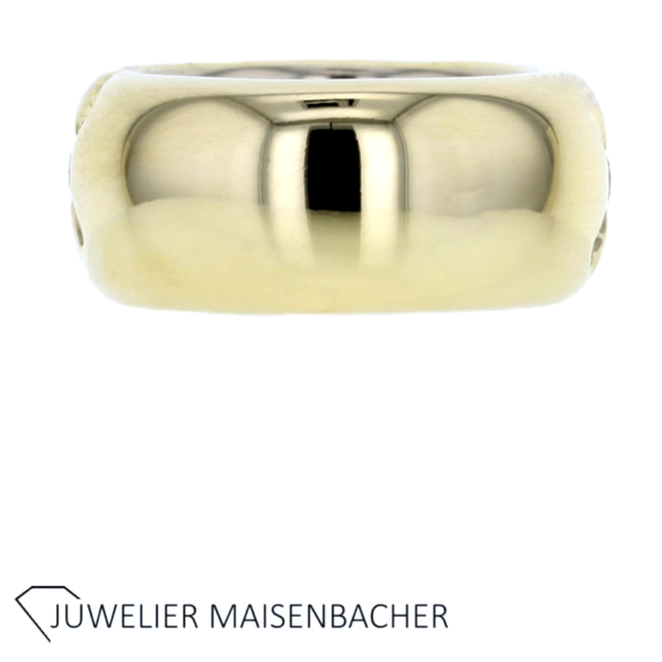 Wunderschöner Breiter Ring mit Brillanten Gold – Bild 5