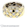 Wunderschöner Breiter Ring mit Brillanten Gold – Bild 4