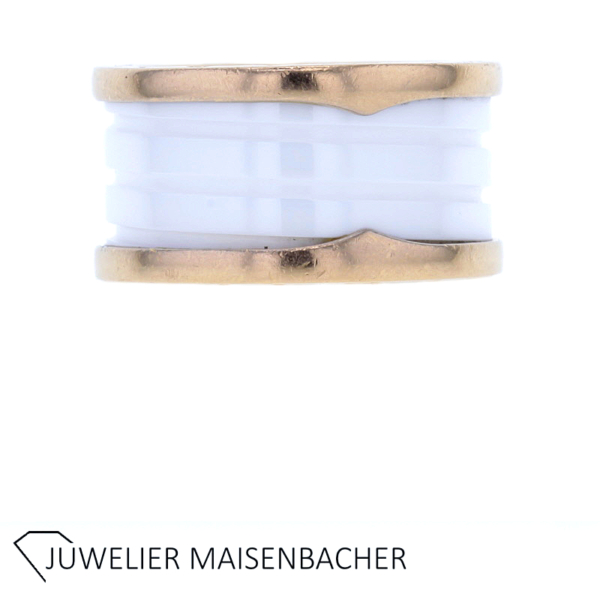 Bulgari B.Zero Ring mit weißer Keramik Roségold – Bild 2