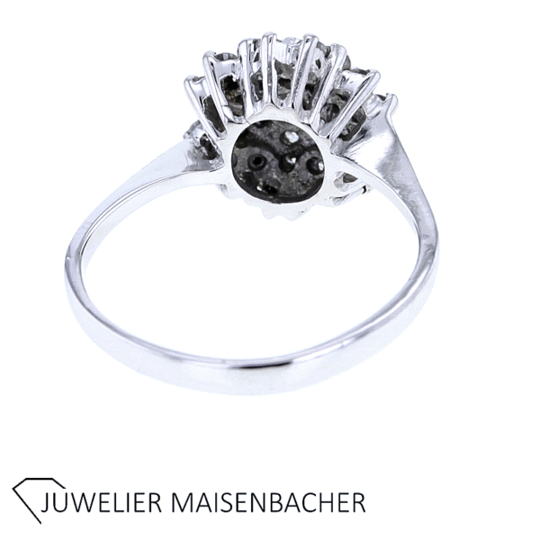 Traumhafter Ring mit Brillanten Weißgold – Bild 3