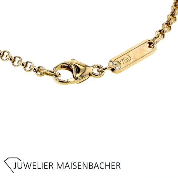 Chopard "Happy Diamonds" Collier mit Herzanhänger Brillant Gold – Bild 3