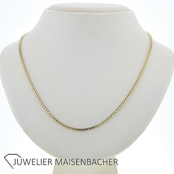 Klassische massive VenezianerKette / Collierkette Gold – Bild 3
