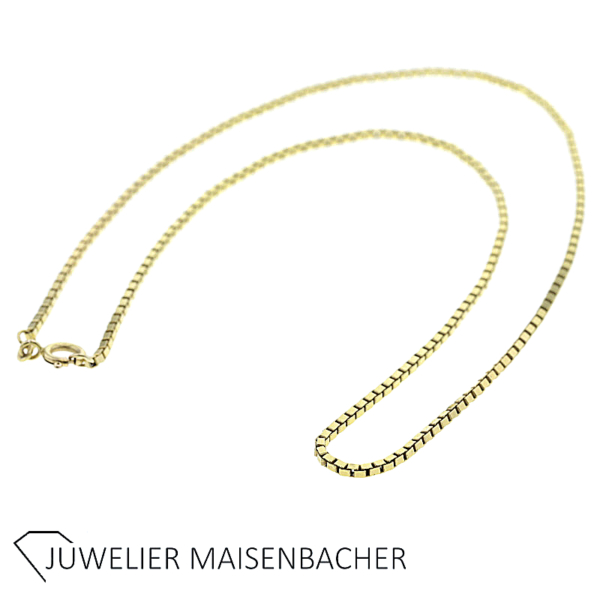 Klassische massive VenezianerKette / Collierkette Gold