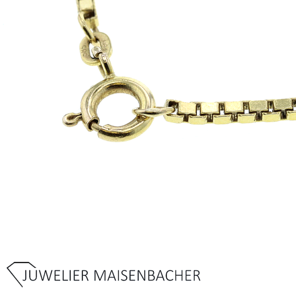 Klassische massive VenezianerKette / Collierkette Gold – Bild 2