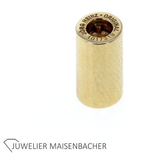 Handgestricktes Collier mit Schließe von Schmuckwerk Gold – Bild 5
