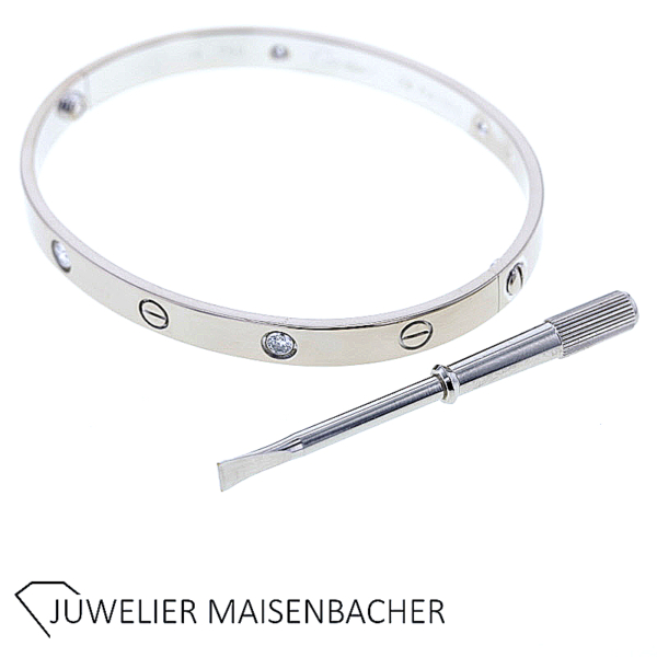 CARTIER LOVE Armband/Armreif mit Brillant inkl. Schlüssel