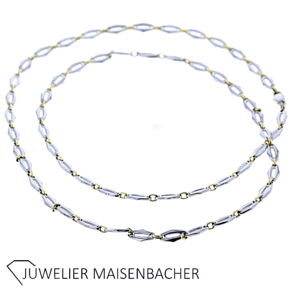 Cartier Halskette / Kette exklusiv Edelstahl und Gold