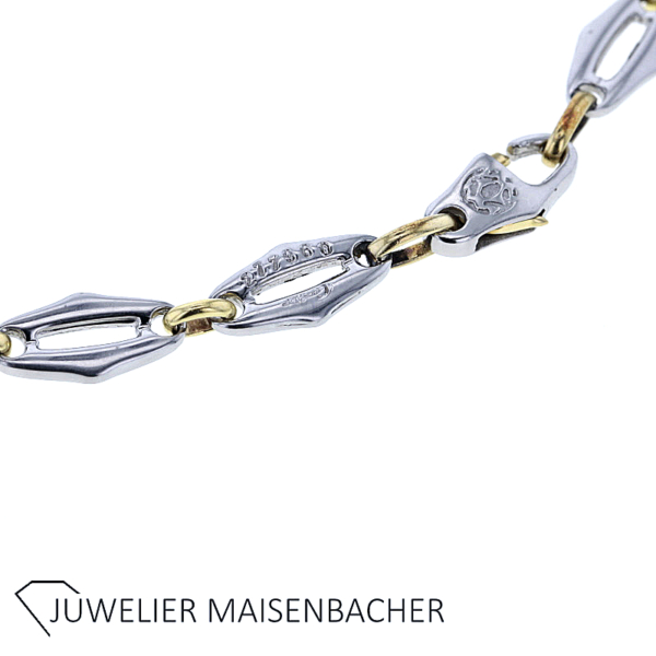 Cartier Halskette / Kette exklusiv Edelstahl und Gold – Bild 2