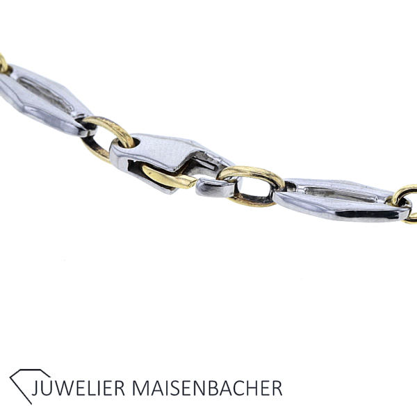 Cartier Halskette / Kette exklusiv Edelstahl und Gold – Bild 3