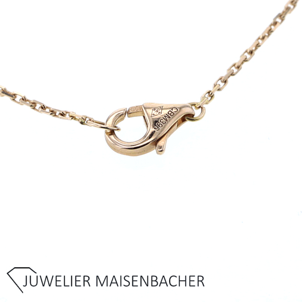 Caresse D`Orchidées par Cartier Kette/Collier mit rosa Saphir und Brillant Gold – Bild 4