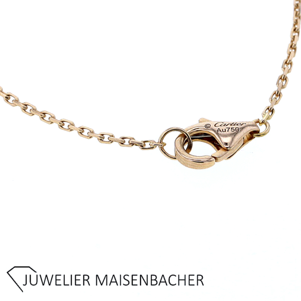 Caresse D`Orchidées par Cartier Kette/Collier mit rosa Saphir und Brillant Gold – Bild 5