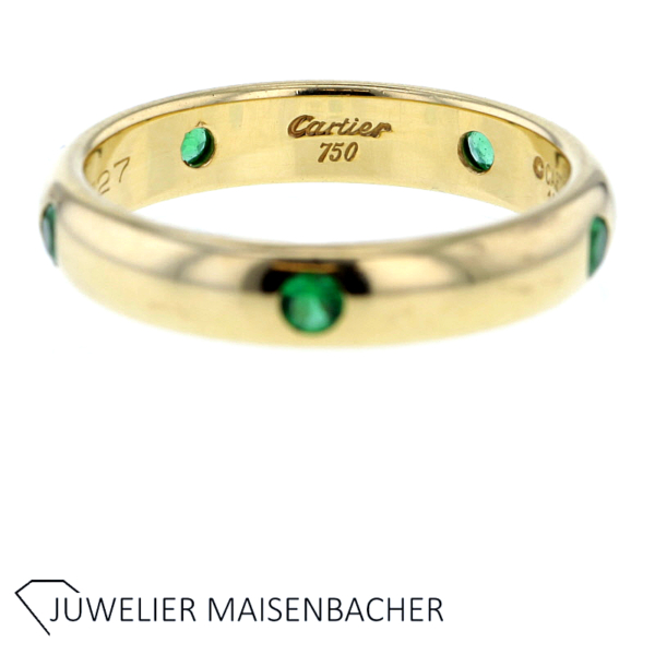 Cartier Ring Stella mit Smaragd Gold