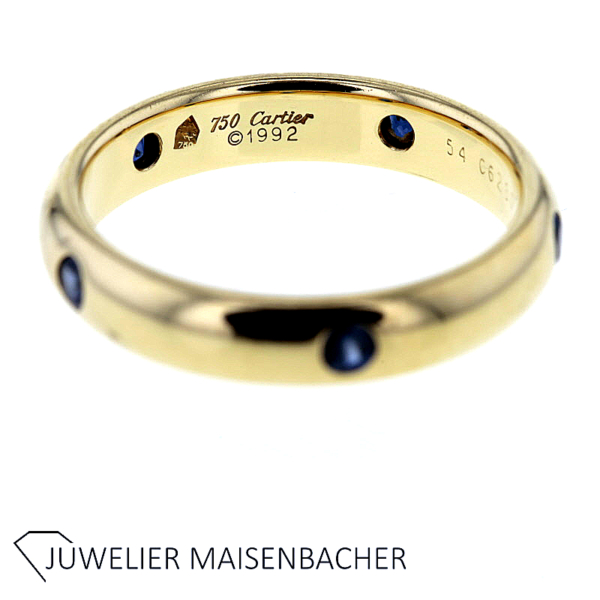 Cartier Ring Stella mit Saphir Gold