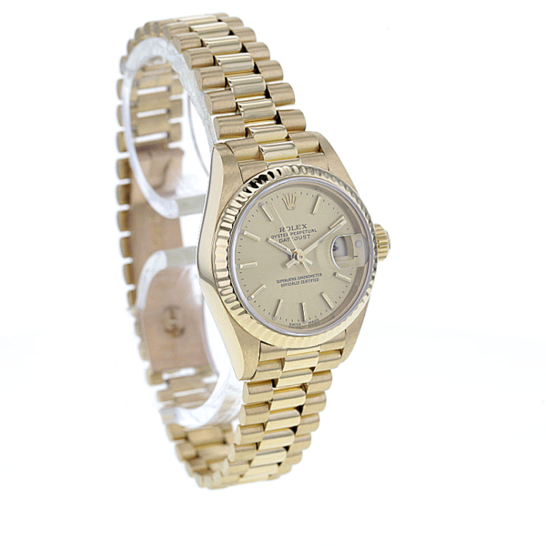 Rolex Lady-Datejust 18K. Gelbgold – Bild 4