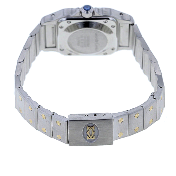 Cartier Santos Stahl/18K. Gold – Bild 8