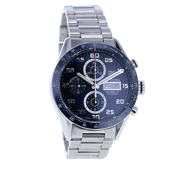 TAG Heuer Carrera Chronograph Calibre 16, Blau – Bild 2