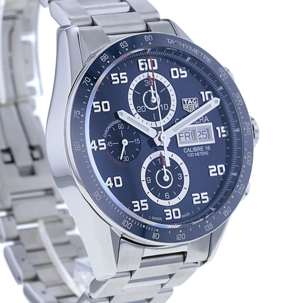TAG Heuer Carrera Chronograph Calibre 16, Blau – Bild 3