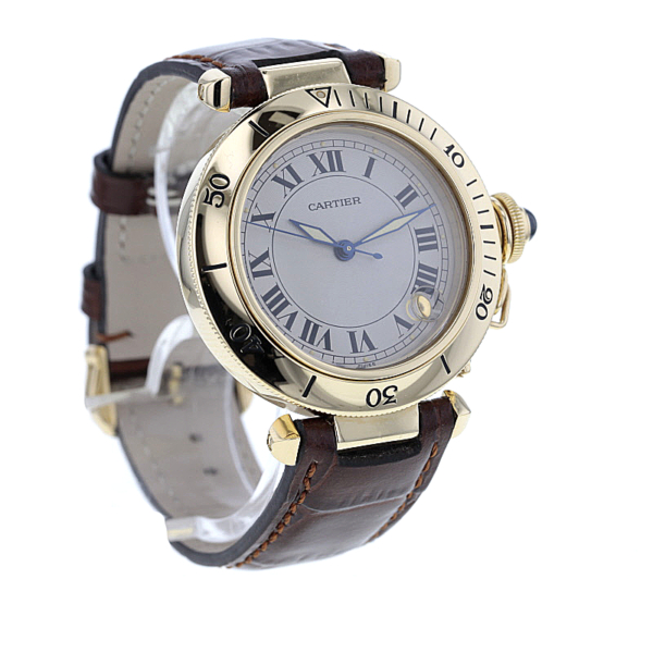 Cartier Pasha C Aquatimer Automatic Gelbgold 750/- – Bild 6
