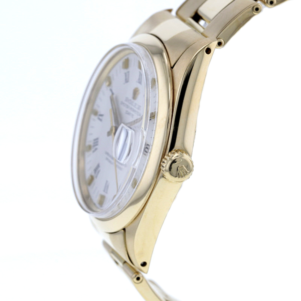 Rolex Date Ref. 1500, 34mm, Gelbgold 750/-, Oysterband – Bild 6