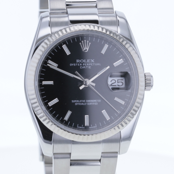 Rolex Date - 34 mm - Ref. 115234 - Lünette in Weißgold