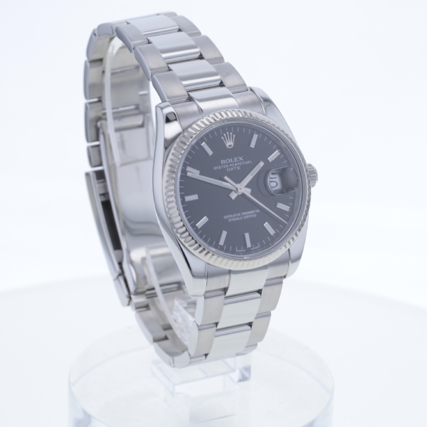 Rolex Date - 34 mm - Ref. 115234 - Lünette in Weißgold – Bild 5