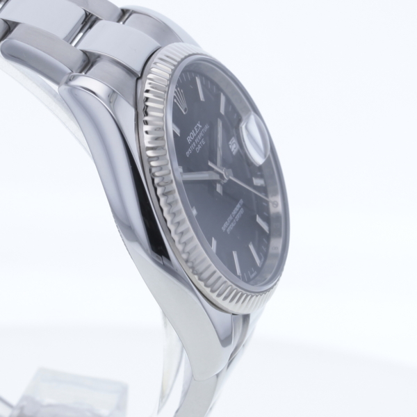 Rolex Date - 34 mm - Ref. 115234 - Lünette in Weißgold – Bild 4