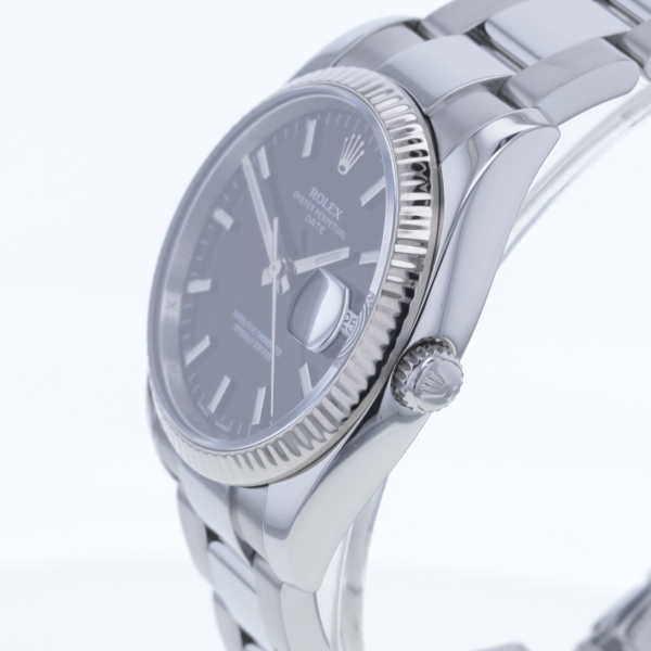 Rolex Date - 34 mm - Ref. 115234 - Lünette in Weißgold – Bild 3