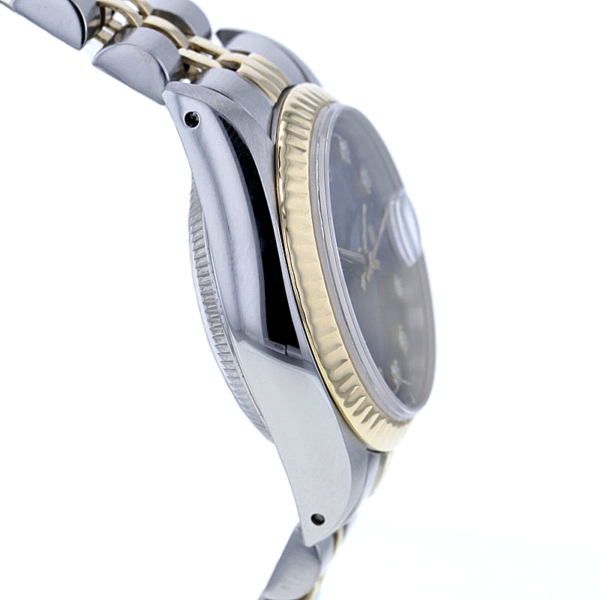Rolex Lady-Datejust Edelstahl / Gold 750/- Ref. 69173 Blue / Diam. – Bild 5