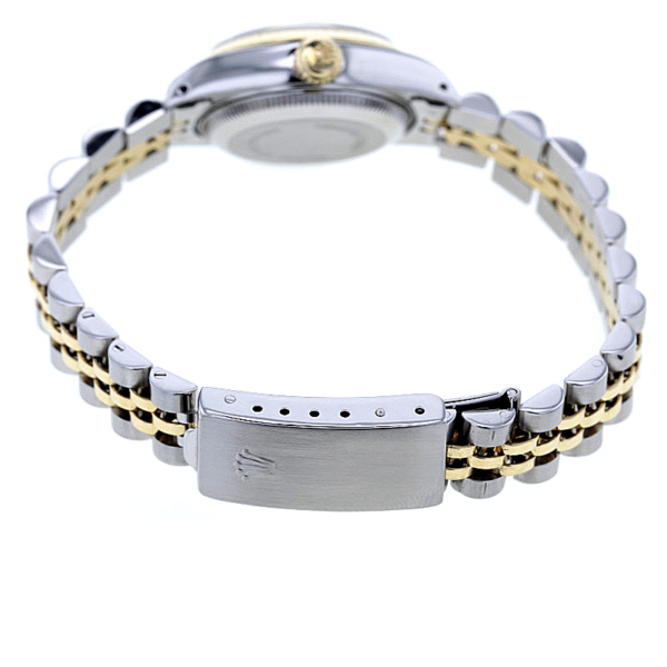 Rolex Lady-Datejust Edelstahl / Gold 750/- Ref. 69173 Blue / Diam. – Bild 8