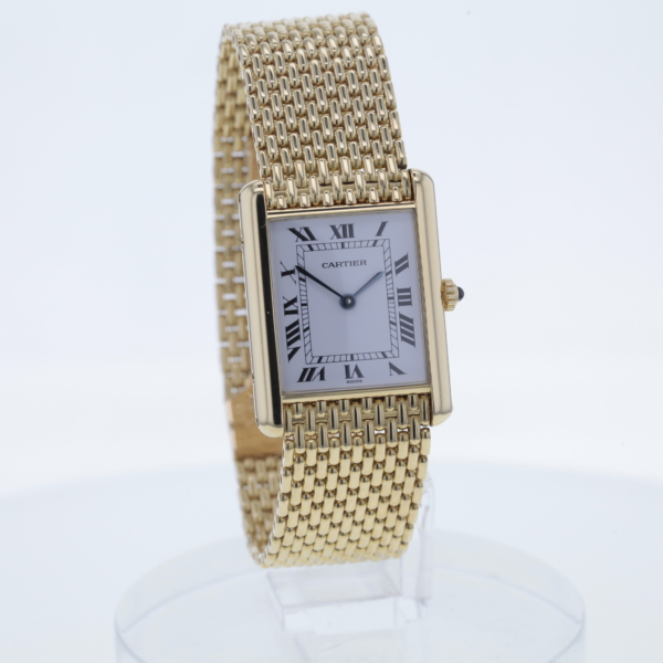 Cartier Tank in Gelbgold 750/- Quarz – Bild 5
