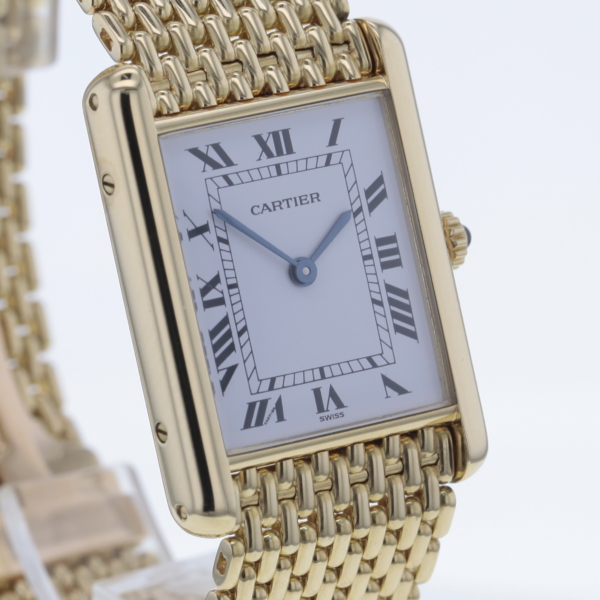 Cartier Tank in Gelbgold 750/- Quarz – Bild 2