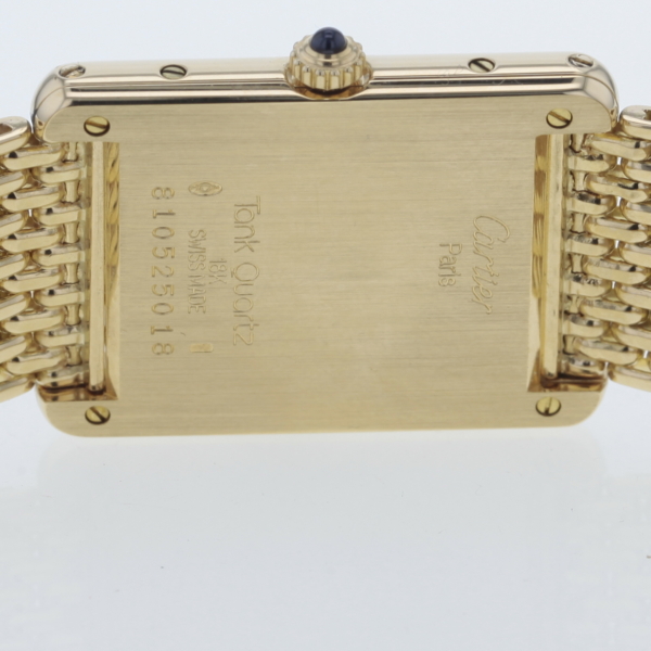 Cartier Tank in Gelbgold 750/- Quarz – Bild 8