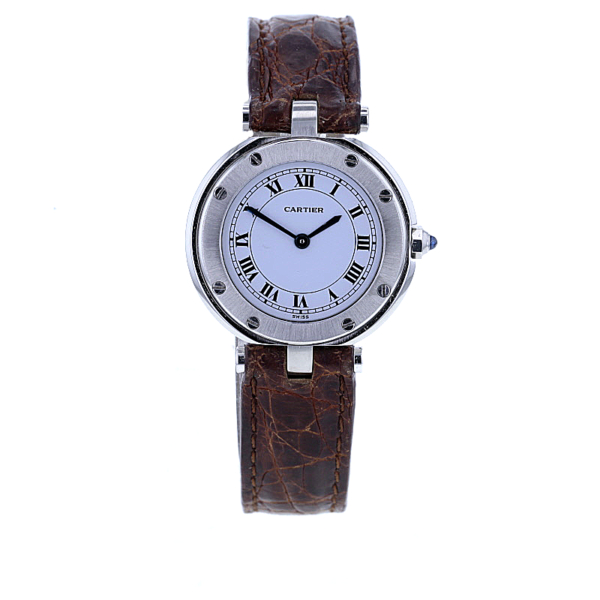 Cartier Santos Ronde Edelstahl 27 mm – Bild 2