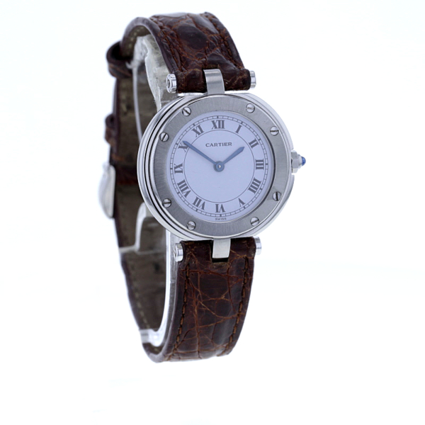 Cartier Santos Ronde Edelstahl 27 mm – Bild 4