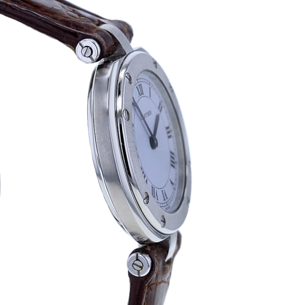 Cartier Santos Ronde Edelstahl 27 mm – Bild 5
