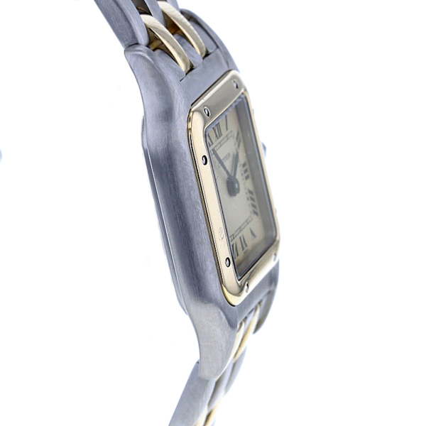 Cartier Panthere  Damen, 18K. Gold/Edelstahl, 2 Streifen Gold – Bild 5
